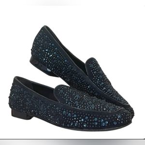 Donald J. Pliner Crystal Loafers